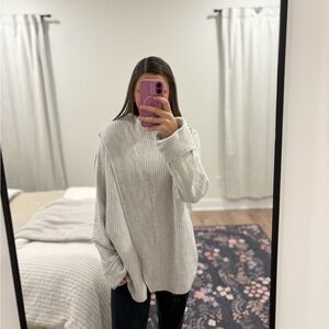 Athleta Azelea Mock Neck Wrap Wool Cashmere Size Large